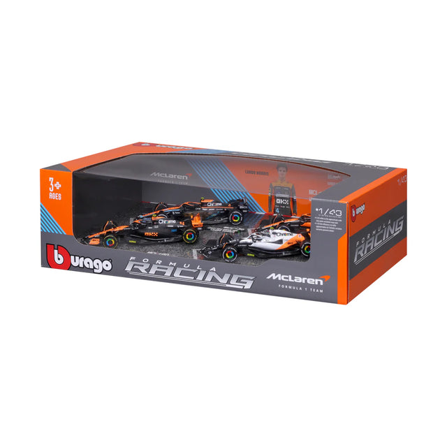 Bburago F1 McLaren F1 Team - Lando Norris Set of 4 Highlights 1/43 Scale Model