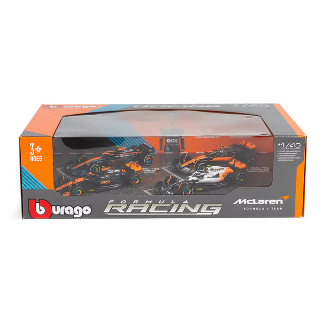 Bburago F1 McLaren F1 Team - Lando Norris Set of 4 Highlights 1/43 Scale Model