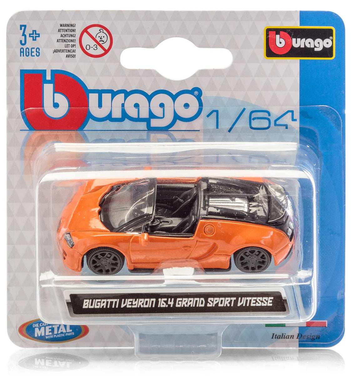 Bburago Bugatti Veyron Vitesse Toy Car 1/64 Scale Model