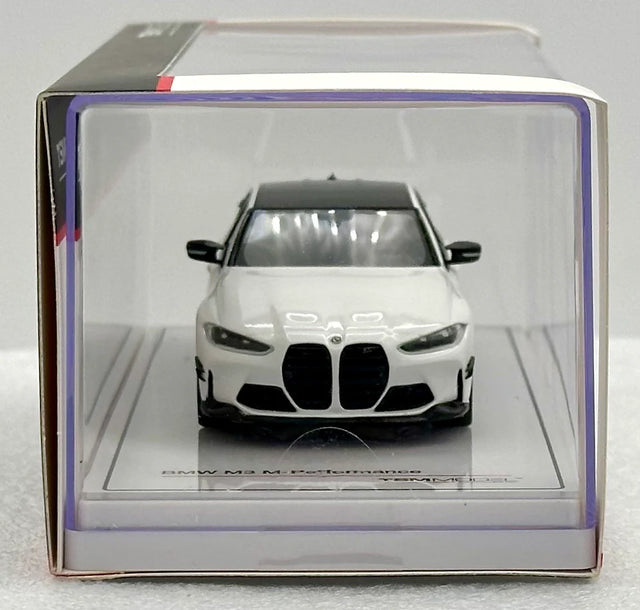 TSM BMW M3 M-Performance (G80) Alpine White 1/43 Scale Model Car