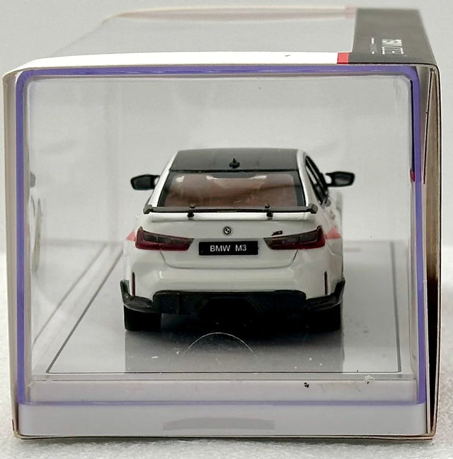 TSM BMW M3 M-Performance (G80) Alpine White 1/43 Scale Model Car