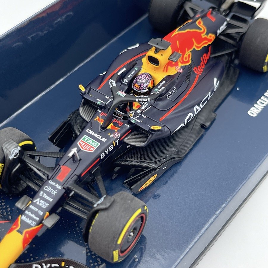 Minichamps F1 Oracle Red Bull Racing RB18 Max Verstappen Winner Miami GP 2022 1/43 Scale Model
