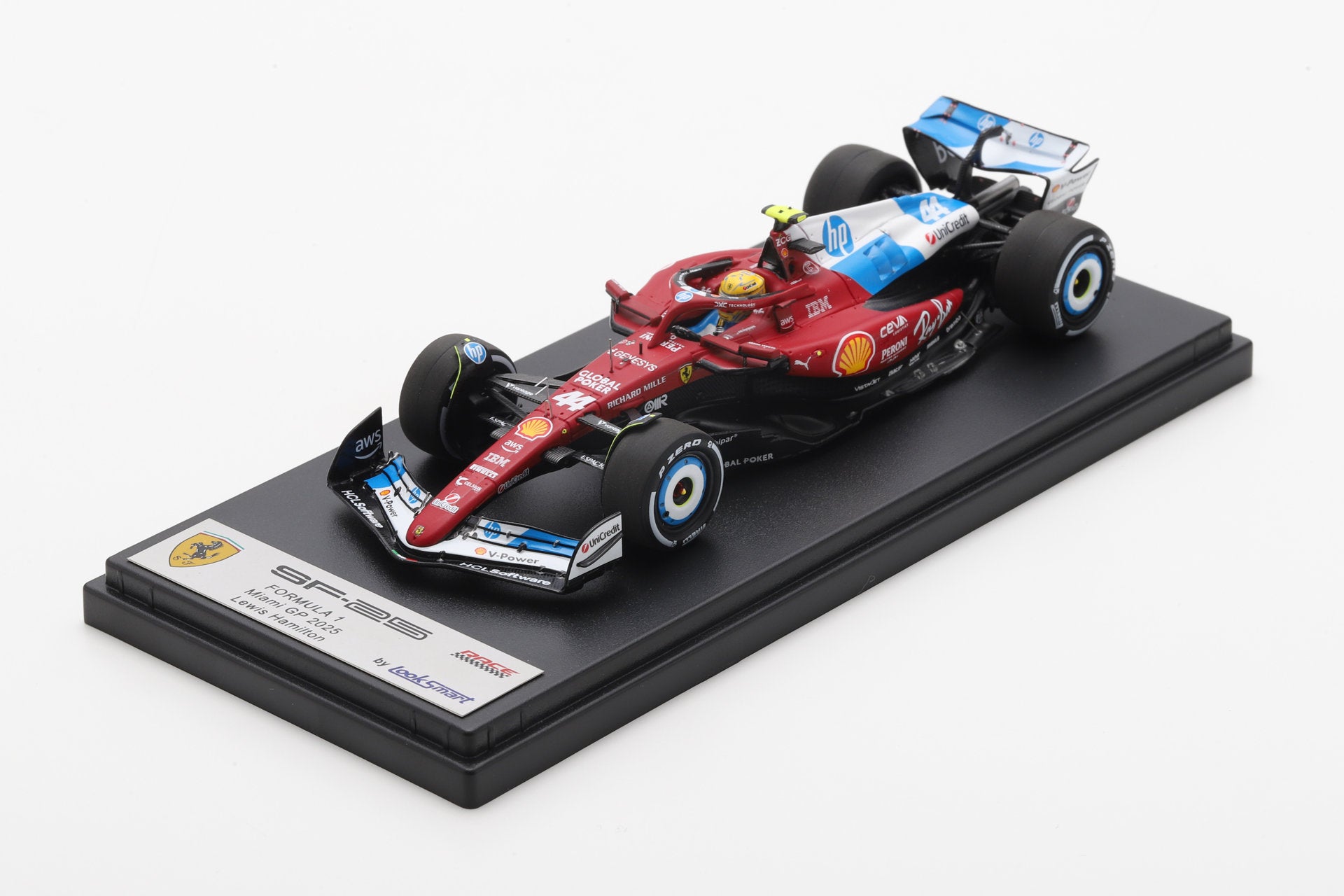 Looksmart Ferrari SF-25 1/43 ハミルトン マイアミ LookSmart F1 Ferrari F1 SF-25 Miami GP 2025 - Lewis Hamilton 1/43