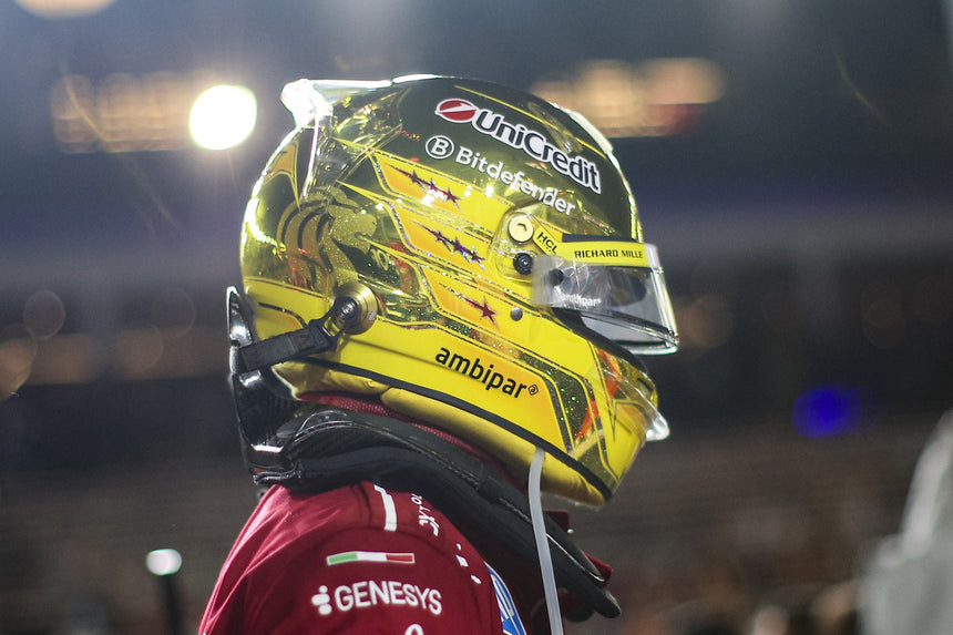 LookSmart F1 Lewis Hamilton - Singapore GP 2025 Mini Replica Helmet 1/5 Scale Model