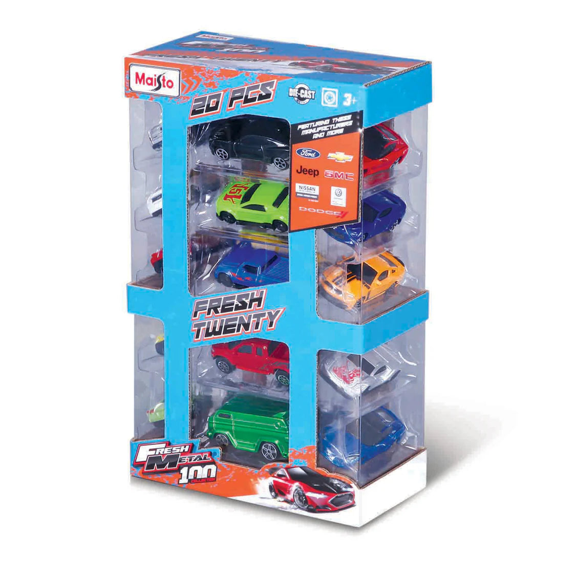 Maisto Fresh Metal 20 Piece Vehicle Pack