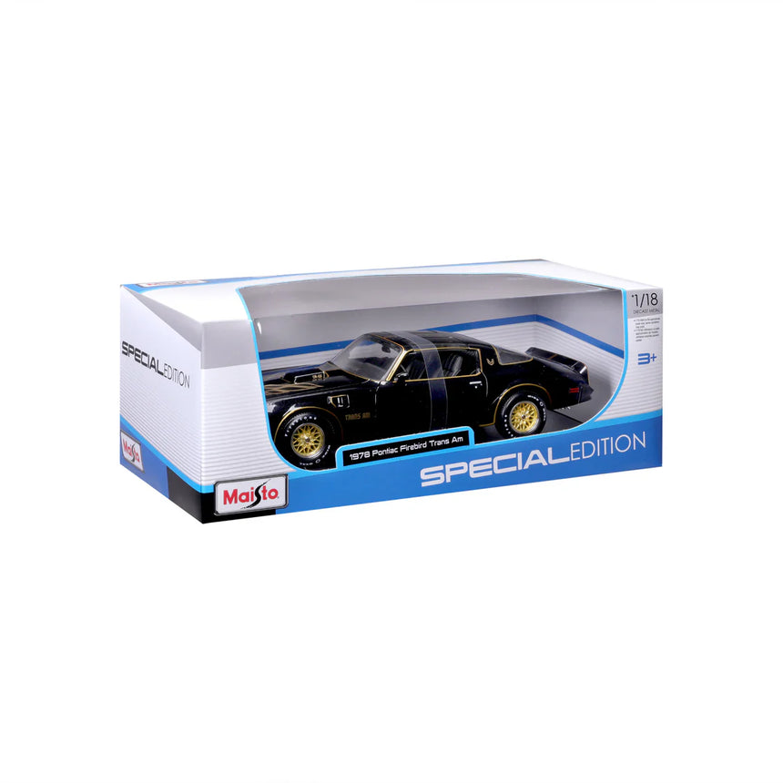 Maisto Pontiac Firebird Trans AM 1978 Black Special Edition 1/18 Scale