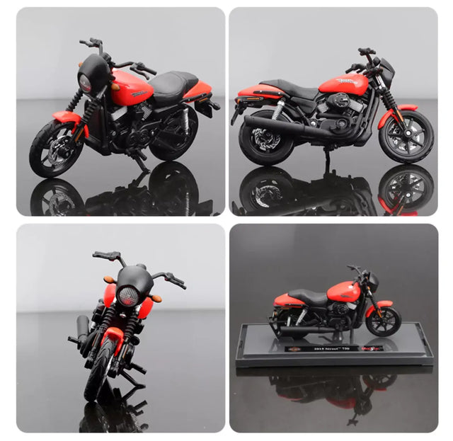 Maisto Harley-Davidson Street 750 2015 (Red/Black) 1/18 Scale Model Motorbike