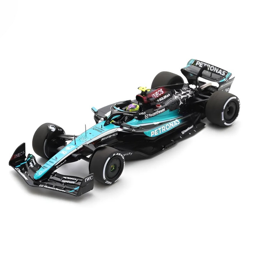 Spark Models F1 Mercedes F1 - AMG PETRONAS Formula One Team No.44 F1 W15 E Performance 6th Singapore GP 2024 - Lewis Hamilton 1/43 Scale Model