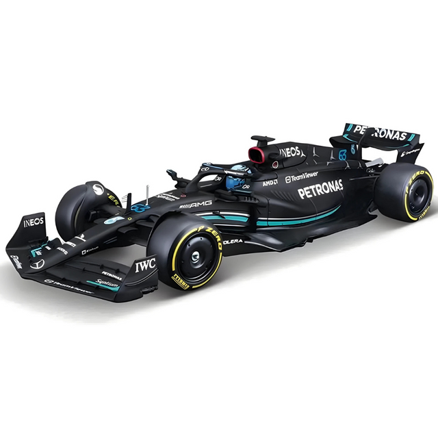 Bburago F1 Mercedes F1 Team W14 2023 Model Kit - George Russell 1/24 Scale Model
