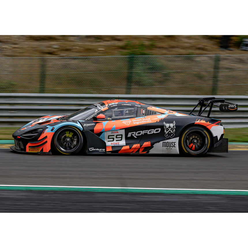 Spark Models McLaren 720S GT3 EVO No.59 Garage 59 - 6th 24H Spa 2025 - J. Loake - M. Kirchhöfer - B. Goethe 1/43 Scale Model