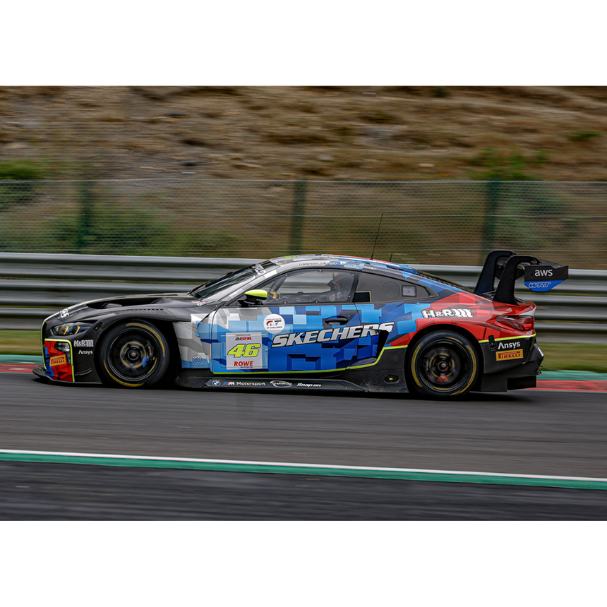 Spark Models BMW M4 GT3 EVO No.46 Team WRT - 24H Spa 2025 - R. Rast - K. Magnussen - V. Rossi 1/43 Scale Model