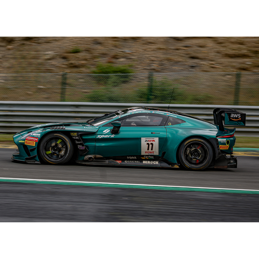 Spark Models Aston Martin Vantage AMR GT3 EVO No.11 Comtoyou Racing - 24H Spa 2025 - F. Jousset - B. Sousa - S. Alvarez - S. S. Camara 1/43 Scale Model