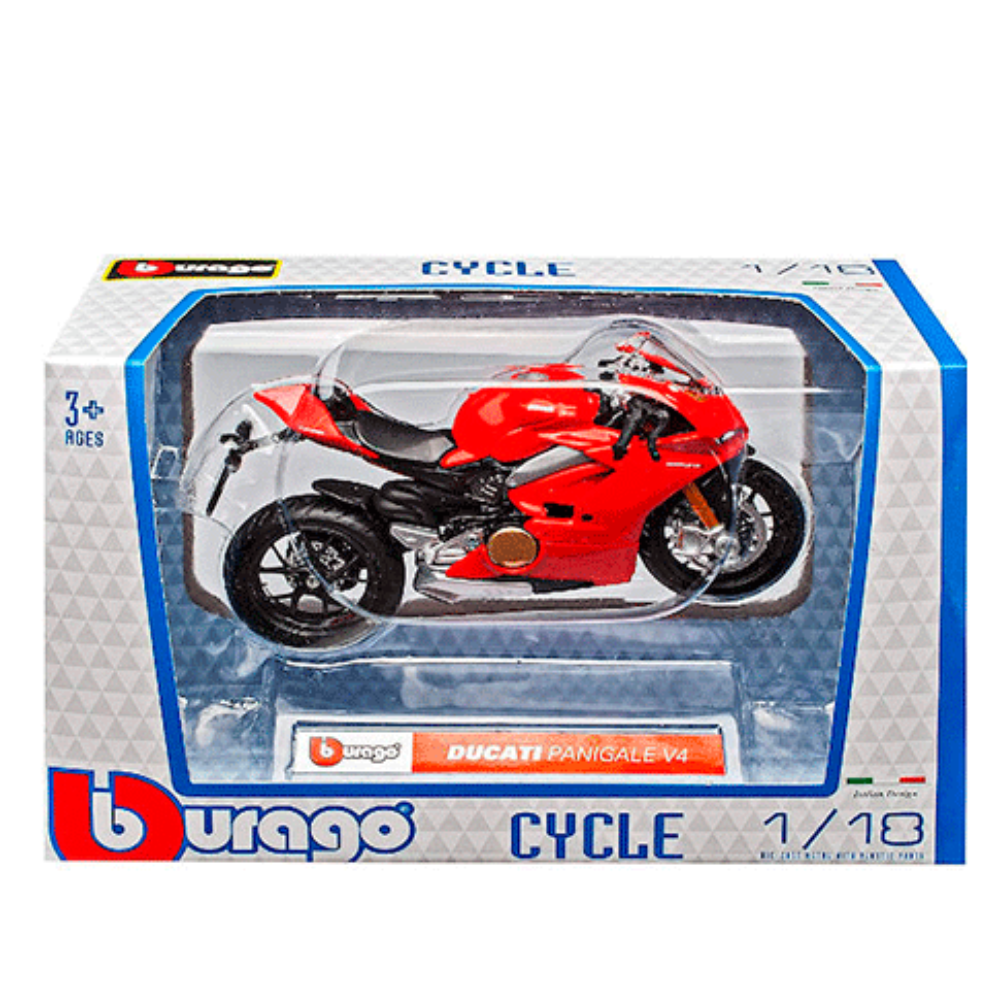 Bburago Ducati Panigale V4 Toy Bike 1/18 Scale Model