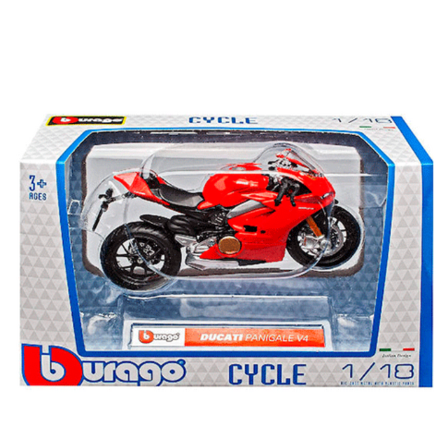 Bburago Ducati Panigale V4 Toy Bike 1/18 Scale Model