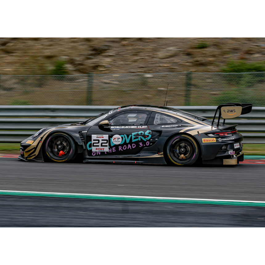 Spark Models Porsche 911 GT3 R (992) No.22 Schumacher CLRT - 24H Spa 2025 - A. Güven - L. Heinrich - K. Bachler 1/43 Scale Model