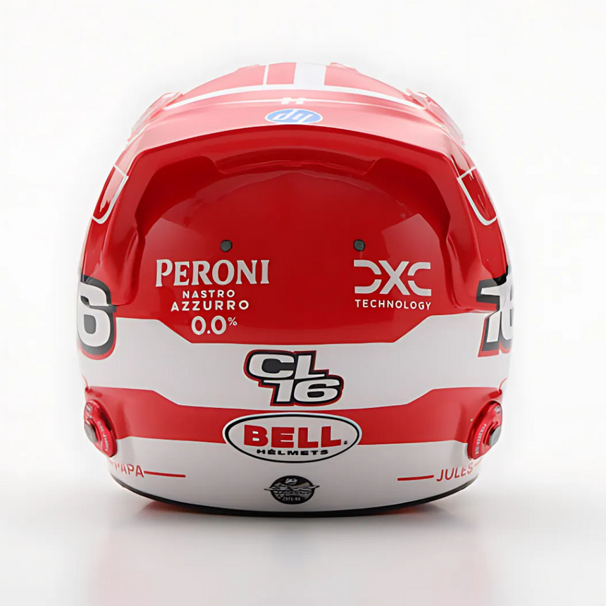 LookSmart F1 Charles Leclerc - Scuderia Ferrari HP 2025 Mini Replica Helmet Model 1/5 Scale
