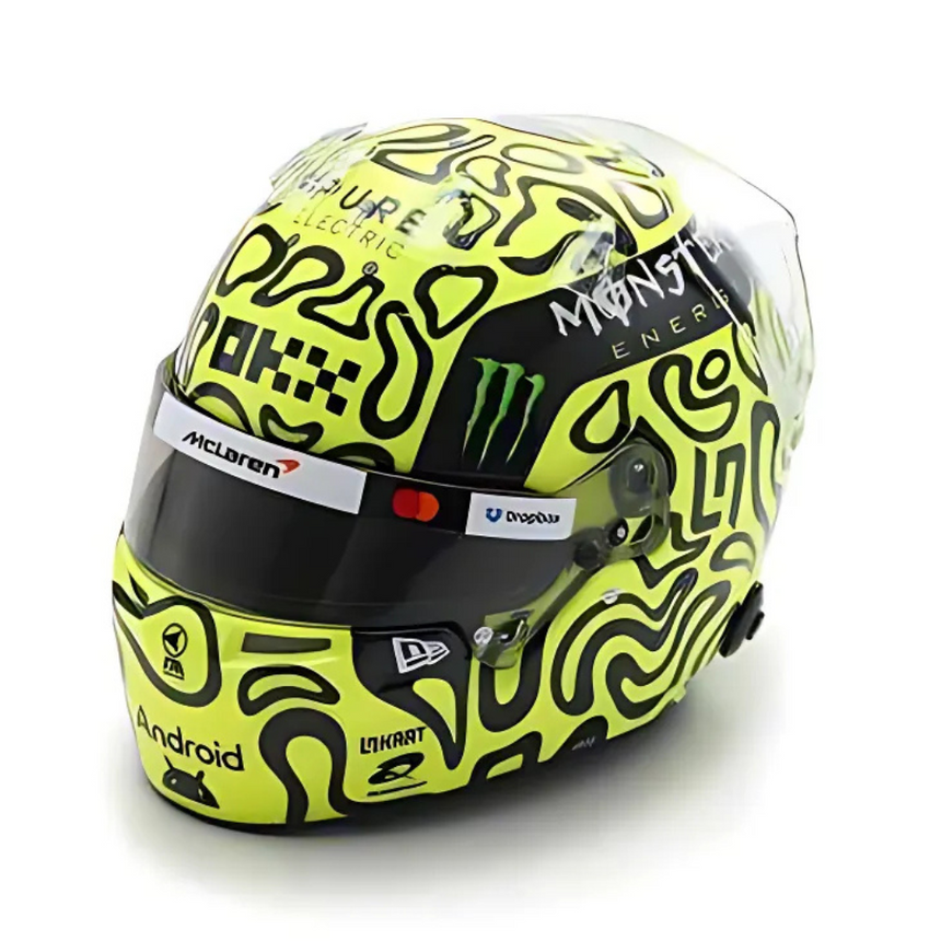 Spark Models F1 McLaren Formula 1 Team - Lando Norris - 2025 Mini Replica Helmet Model 1/5 Scale Model
