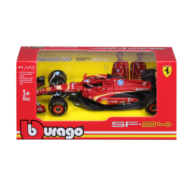Bburago F1 2024 Ferrari F1 Team SF-24 - Charles Leclerc 1/43 Scale Model