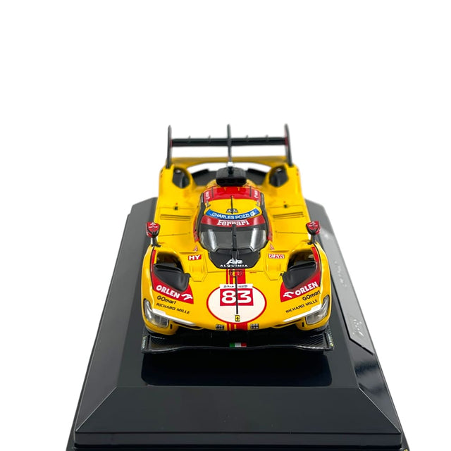 Bburago Ferrari Racing 499P Le Mans Hypercar 2024 AF Corse No.83 Hard Case 1/43 Scale Model