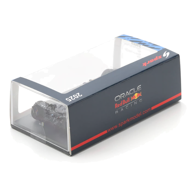 Spark Models F1 Oracle Red Bull Racing RB21 No.1 Winner Las Vegas GP 2025 - Max Verstappen - (with pit board) 1/43 Scale Model