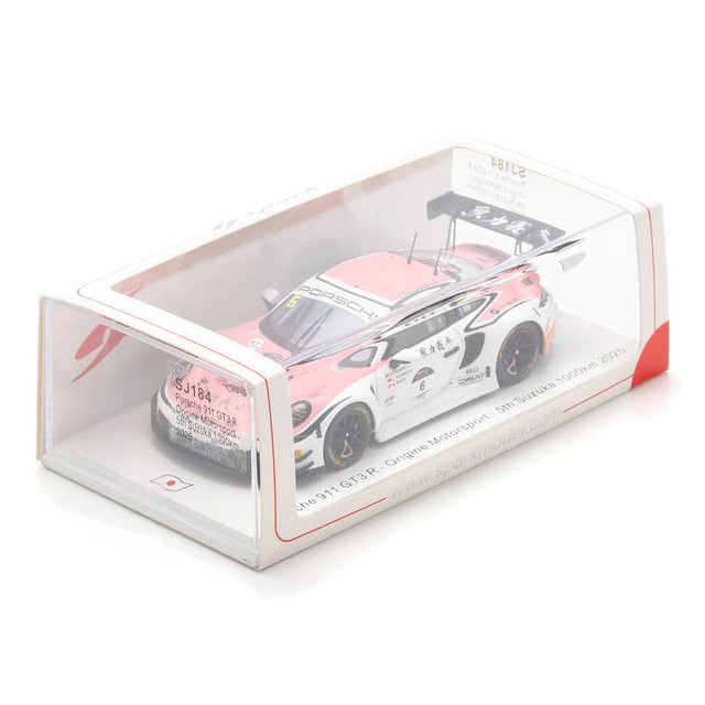 Spark Models Porsche 911 GT3 R No.6 Origine Motorsport - 5th Suzuka 1000km 2025 - L. Heinrich - A. Picariello - B. Buus 1/43 Scale Model