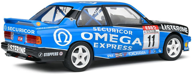 Solido BMW E30 M3 Blue BTCC 1991 1/18 Scale Model