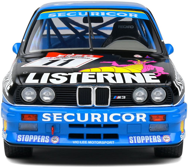 Solido BMW E30 M3 Blue BTCC 1991 1/18 Scale Model