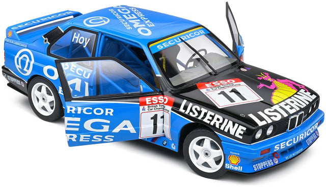 Solido BMW E30 M3 Blue BTCC 1991 1/18 Scale Model