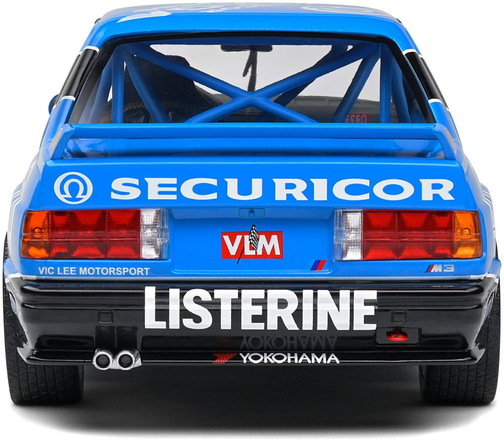 Solido BMW E30 M3 Blue BTCC 1991 1/18 Scale Model