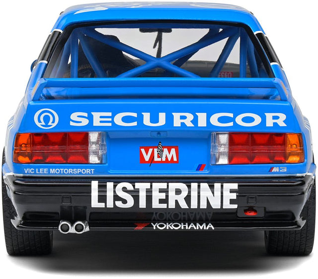 Solido BMW E30 M3 Blue BTCC 1991 1/18 Scale Model