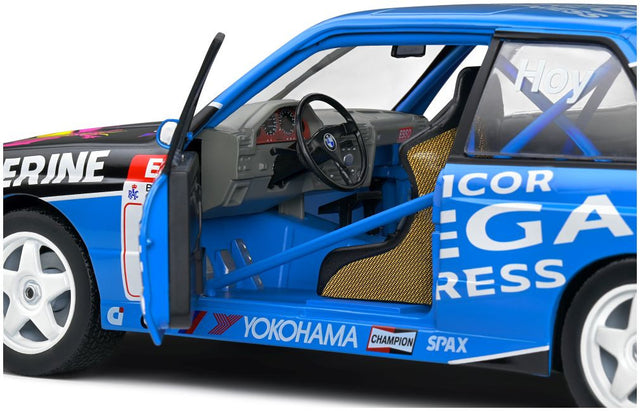 Solido BMW E30 M3 Blue BTCC 1991 1/18 Scale Model