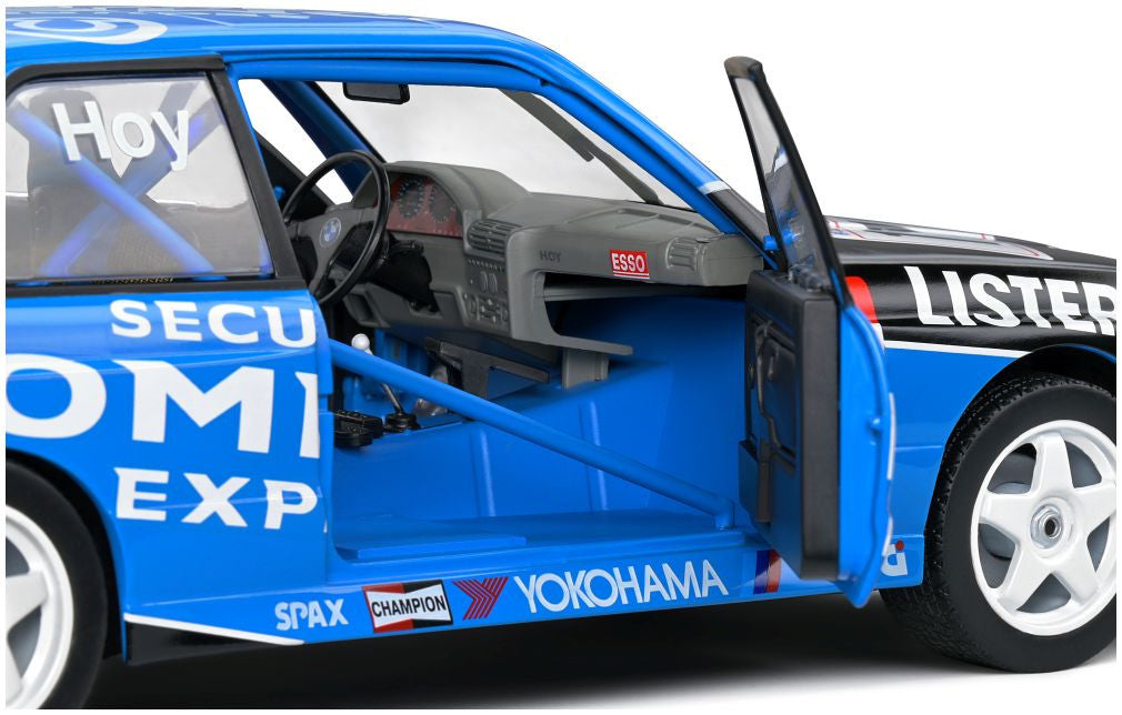Solido BMW E30 M3 Blue BTCC 1991 1/18 Scale Model
