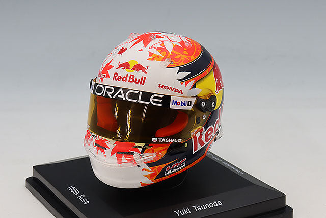 Spark Models F1 Oracle Red Bull Racing Formula One Team - Yuki Tsunoda - 2025 Mini Replica Helmet Model 1/5 Scale