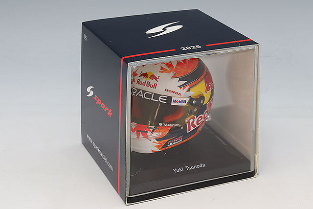 Spark Models F1 Oracle Red Bull Racing Formula One Team - Yuki Tsunoda - 2025 Mini Replica Helmet Model 1/5 Scale