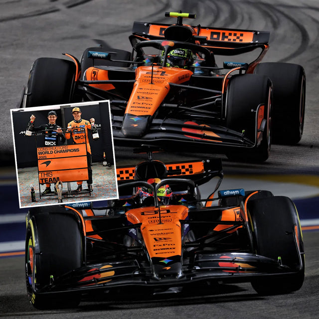 Spark F1 McLaren MCL39 No.4 & No.81 Formula 1 Constructors' Champion 2025 - Lando Norris & Oscar Piastri 1/43 Scale Model