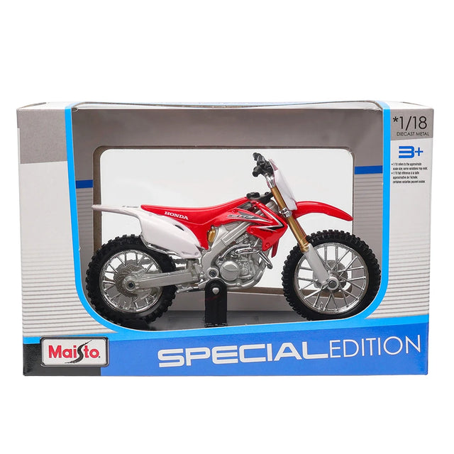 Bburago Motorbike Honda CRF450 1/18 Scale Model