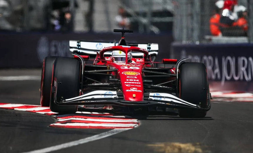 LookSmart F1 Ferrari F1 SF-25 Monaco GP 2025 - Charles Leclerc - 2nd Place 1/43 Scale