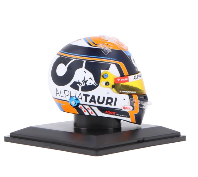 Spark Models F1 Nyck de Vries - AlphaTauri F1 Team 2023 (Bell) 1/5 Mini Replica Helmet