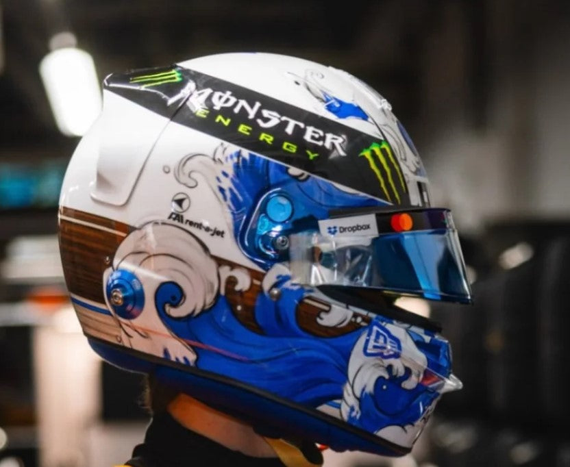 Spark Models F1 McLaren Formula 1 Team - Oscar Piastri - Japanese GP 2025 Mini Replica Helmet 1/5 Scale