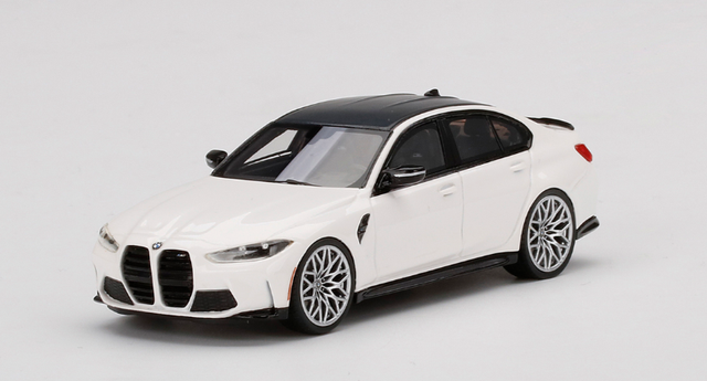 TSM BMW M3 Competition (G80) Alpine White 1/43 Scale Model Car TSM430558