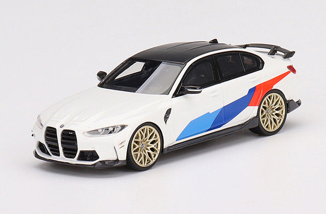 TSM BMW M3 M-Performance (G80) Alpine White 1/43 Scale Model Car