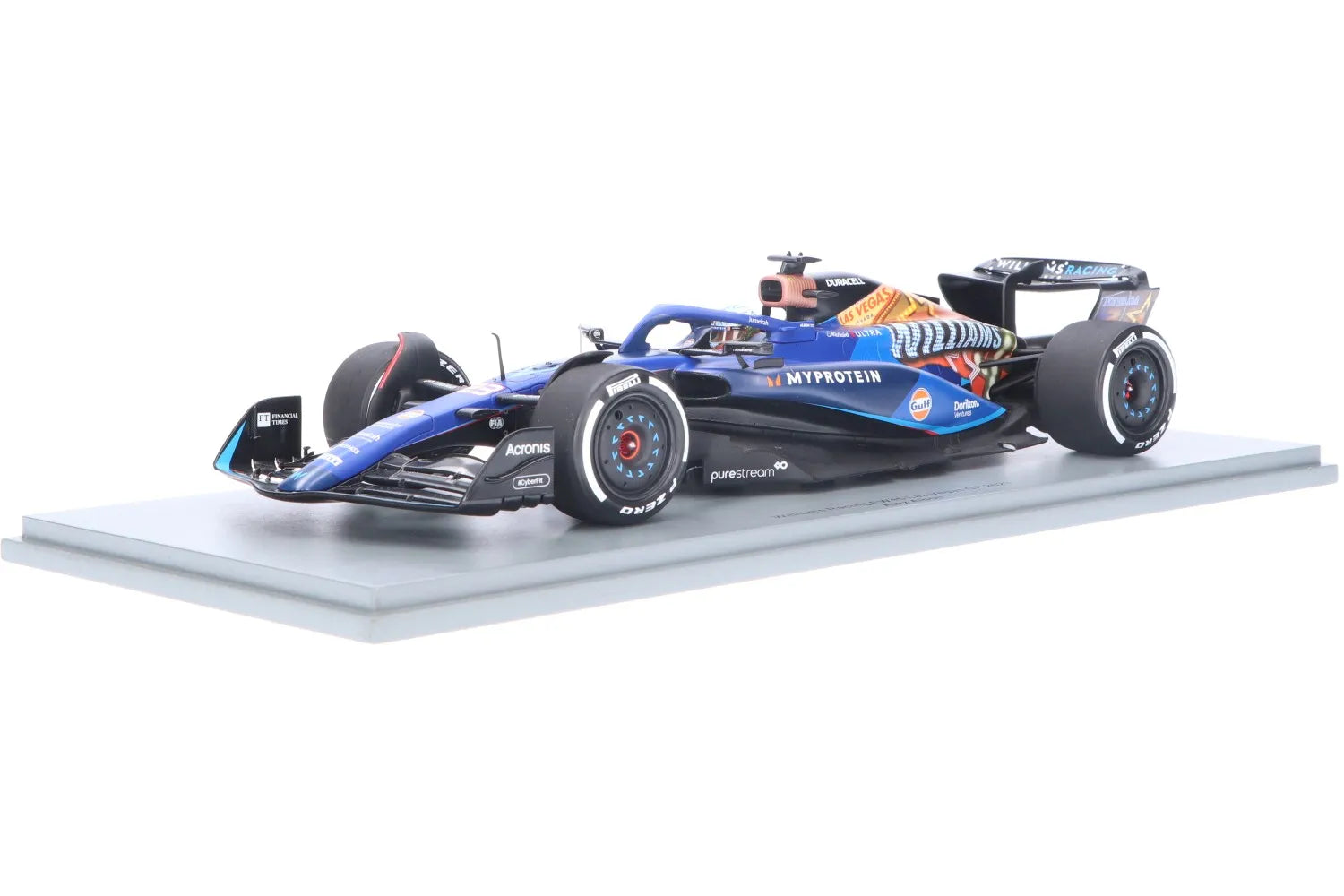 Spark Models F1 Williams F1 Team FW45 No.23 Williams Racing Las Vegas GP 2023 Alex Albon 1/18 Scale Model
