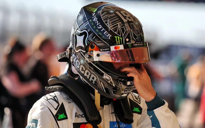 Spark Models F1 McLaren F 1 Team - Oscar Piastri - US GP 2025 1/5 Scale Mini Replica Helmet