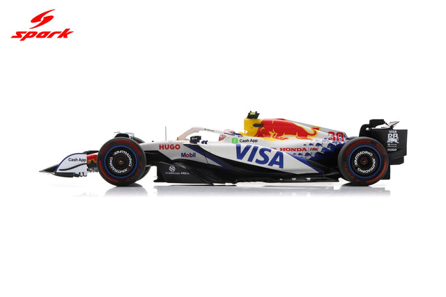 Spark Models F1 Racing Bulls VCARB 02 No.30 Visa Cash App Racing Bulls F1 Team 2025 - Liam Lawson - Japanese GP 2025 1/18 Scale Model