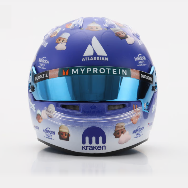 Spark Models F1 Williams Racing - Alexander Albon - British GP 2025 Mini Replica Helmet 1/5 Scale Model