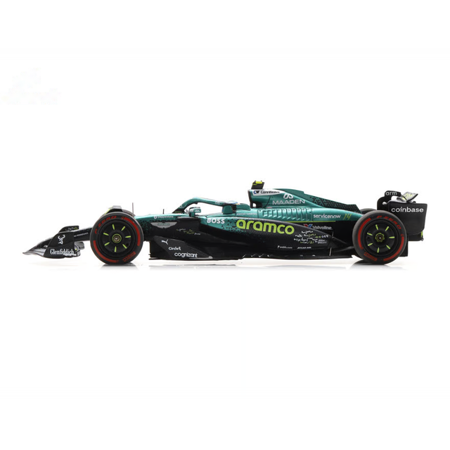 Spark Models F1 Aston Martin F1 AMR25 No.14 Aston Martin Aramco F1 Team - US GP 2025 - Fernando Alonso 1/43 Scale Model