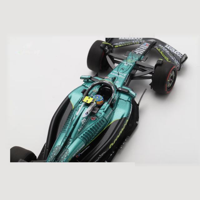 Spark Models F1 Aston Martin F1 AMR25 No.14 Aston Martin Aramco F1 Team - US GP 2025 - Fernando Alonso 1/43 Scale Model