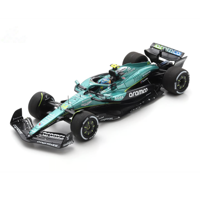Spark Models F1 Aston Martin F1 Team AMR25 No.14 Aston Martin Aramco 5th Hungarian GP 2025 Fernando Alonso 1/43 Scale Model