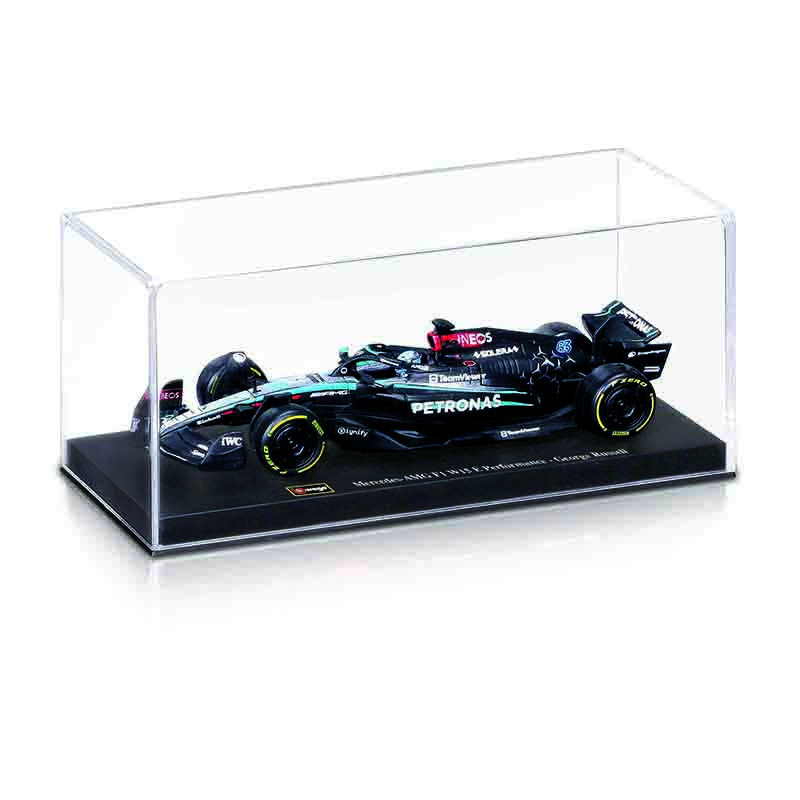 Bburago F1 Mercedes F1 AMG W15 2024 With Helmet - George Russell 1/43 Scale Model