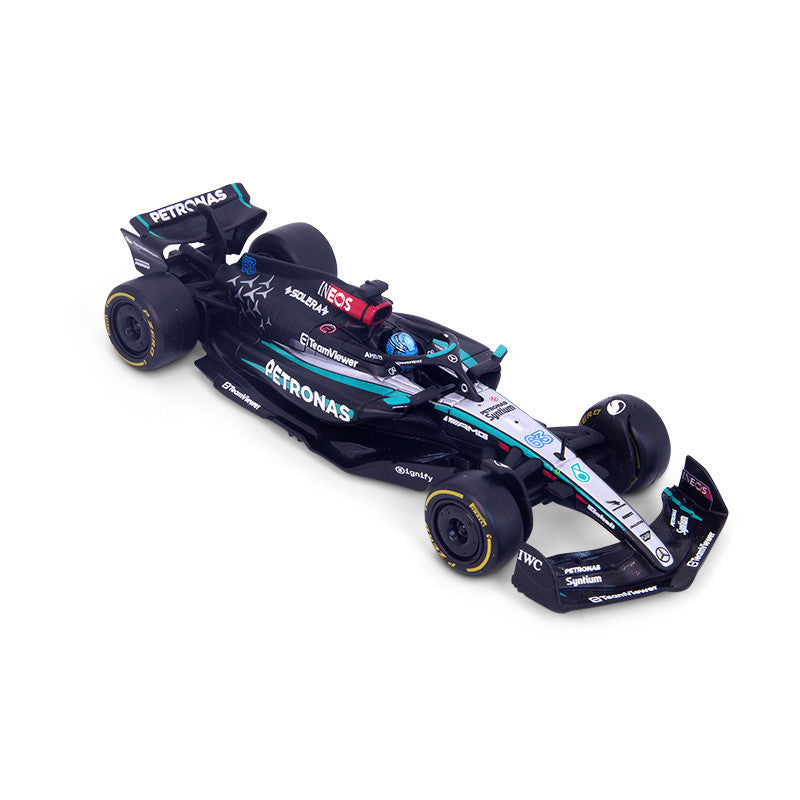Bburago F1 Mercedes F1 AMG W15 2024 With Helmet - George Russell 1/43 Scale Model